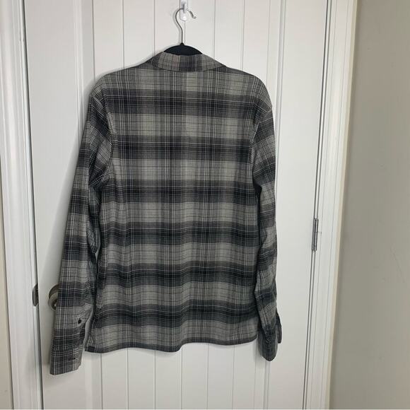 Lululemon‎ Mason Peak flannel plaid button front shirt size large men’s - Picture 6 of 6